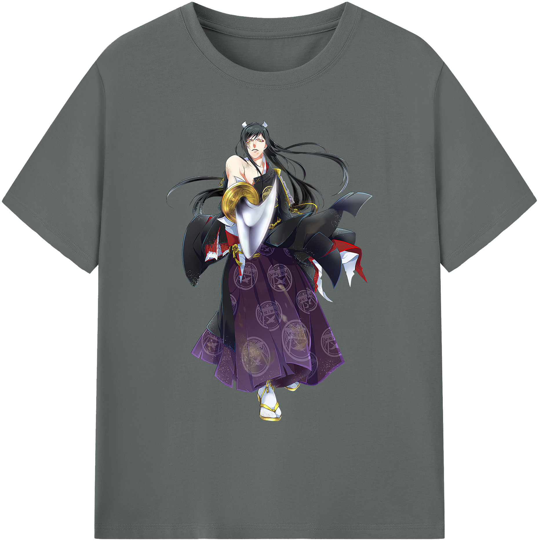 （画像用） 刀剣乱舞 Touken Ranbu 綿100％ メンズ半袖Tシャツ｜肌触りやわらか＆通気性